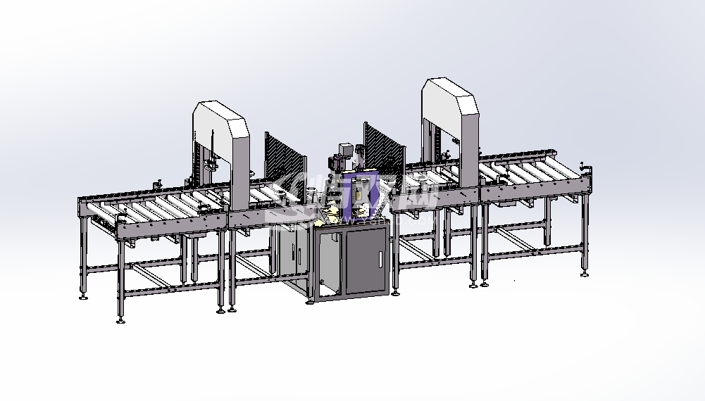 车载产品锁螺丝流水线
